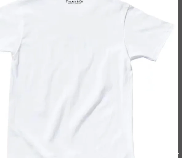 Logo Tee Short Sleeve Box Co M Tiffany L Tiffany Co S XL T-shirt 21FW White 0803
